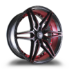 M3259B G.BLACK RED MILLED/RED INNER